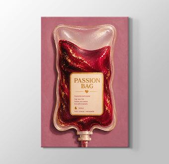 Liquid Feelings Collection - Passion Bag Kanvas Tablosu
