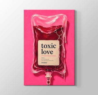 Liquid Feelings Collection - Toxic Love Kanvas Tablosu
