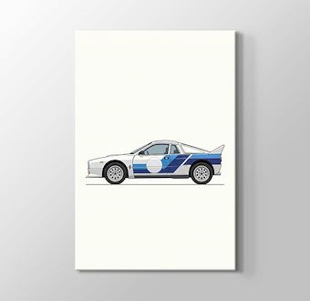 Mavi Beyaz Ralli Klasiği - Ralli Otomobili - Klasik Ralli Serisi