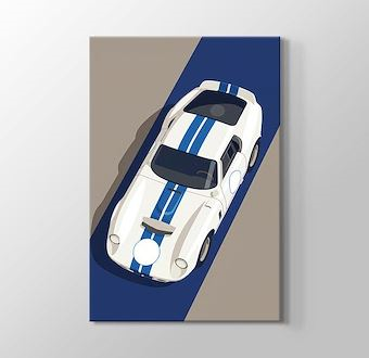 Mavi Şeritli GT - Grafik Çizimli Yarış Serisi