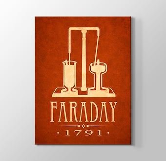 Michael Faraday - Elektromanyetizma Bilimi Kanvas Tablosu