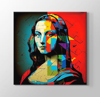 Mona Lisa - Pop Art Painting Style