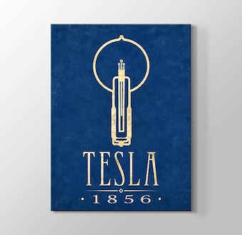 Nikola Tesla - Elektrik ve İnovasyon Kanvas Tablosu