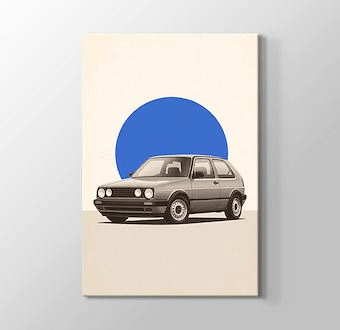 Vintage Klasik Otomobil - Nostaljik Otomobil Serisi Kanvas Tablosu
