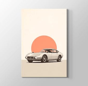 Zamansız Coupe - Klasik Spor Otomobil - Nostaljik Otomobil Serisi Kanvas Tablosu