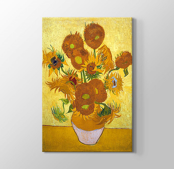 Onbeş Ayçiçekli Vazo - Vase with Fifteen Sunflowers