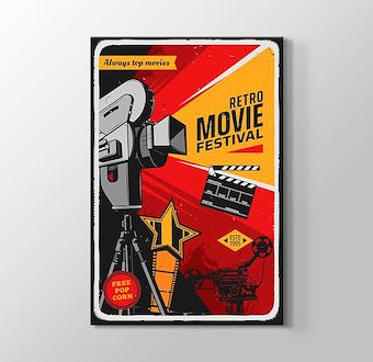 Vintage Video Kamera ile Retro Film Festivali