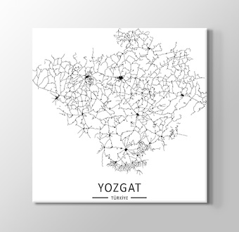 Yozgat Genel Haritası - Konum Tablo