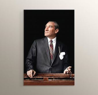 Atatürk - Dünyada her şey için, medeniyet için, hayat için, muvaffakiyet için en hakiki mürşit ilimdir, fendir. Mdf Tablosu