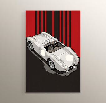 Gümüş Klasik - Grafik Yarış Serisi Mdf Tablosu