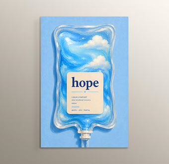 Liquid Feelings Collection - Hope Mdf Tablosu