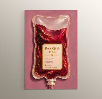 Liquid Feelings Collection - Passion Bag Mdf Tablosu