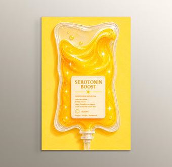 Liquid Feelings Collection - Sebotonin Boost Mdf Tablosu