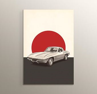 Nostaljik Otomobil Zamanı - Nostaljik Otomobil Serisi Mdf Tablosu