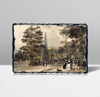 O Passeio Publico 1847 - Rio de Janeiro - Brezilya Taş Tablosu