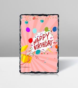 Happy Dirthday - İyiki Doğdun Taş Tablosu