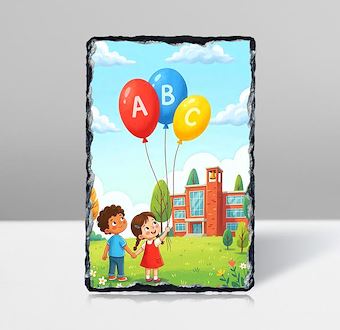 Mutlu Çocuklar Eğitim Serüveni Taş Tablosu