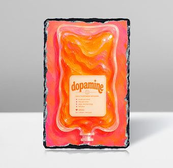 Liquid Feelings Collection - Dopamine Taş Tablosu