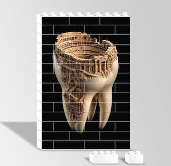 Antik Kolezyum Diş Anatomisi Sanatı Yapboz Resim