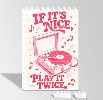 If It's Nice Play It Twice Müzik Yapboz Resim