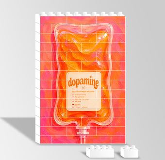 Liquid Feelings Collection - Dopamine Yapboz Resim