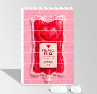 Liquid Feelings Collection - Heart Fuel Yapboz Resim