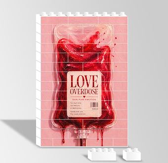 Liquid Feelings Collection - Love Overdose Extra Yapboz Resim