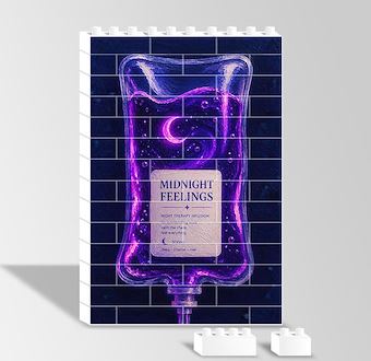 Liquid Feelings Collection - Midnight Feelings Yapboz Resim