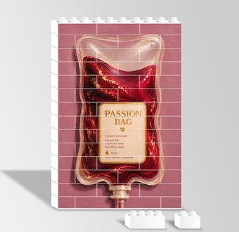Liquid Feelings Collection - Passion Bag Yapboz Resim