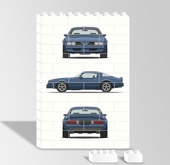 Nostaljik Motor Teknik Çizimi - Teknik Otomobil Çizimleri Serisi Yapboz Resim