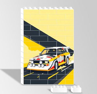 Ralli Macerası Otomobili - Sinematik Ralli Serisi Yapboz Resim