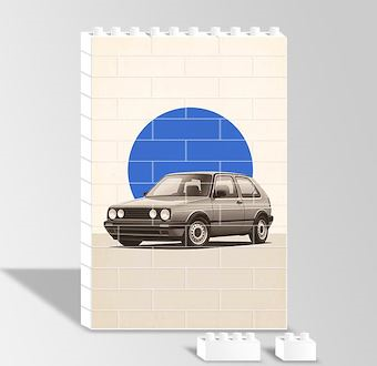 Vintage Klasik Otomobil - Nostaljik Otomobil Serisi Yapboz Resim
