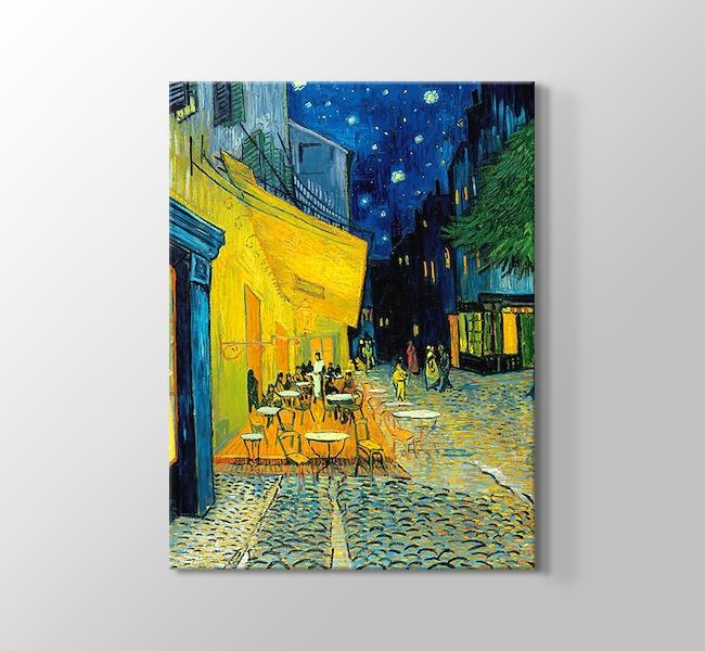  Vincent van Gogh Cafe Terrace at Night - Kafe Terasta Gece