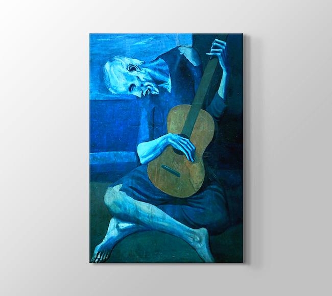  Pablo Picasso The Old Guitarist 1903 - Yaşlı Gitarist