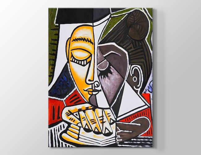 Tete dune Femme Lisant Pablo Picasso Kanvas tablosu