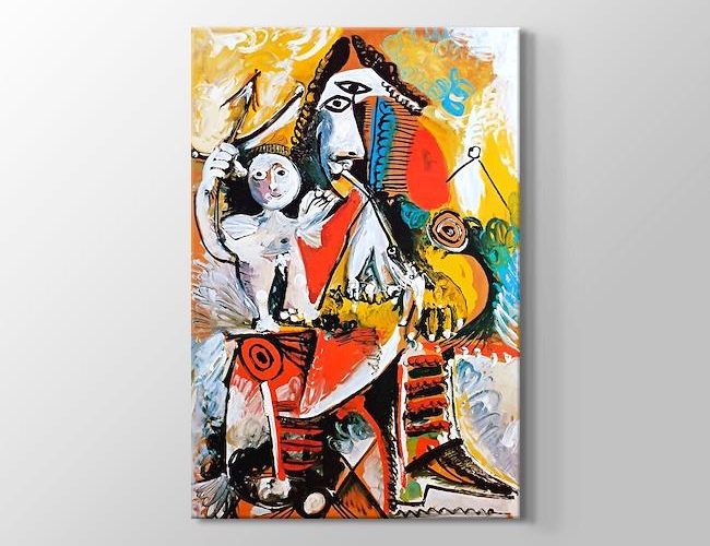 Musketeer and Cupid Pablo Picasso Kanvas tablosu
