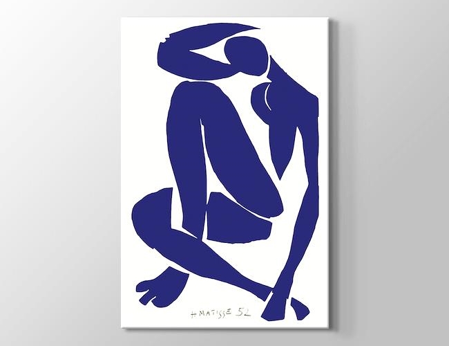 Nu Bleu IV - 1952 Henri Matisse Kanvas tablosu