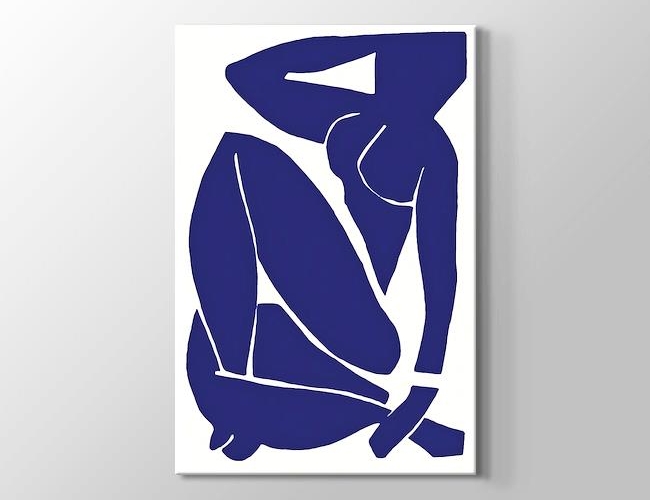 Nu Bleu III - 1952 Henri Matisse Kanvas tablosu