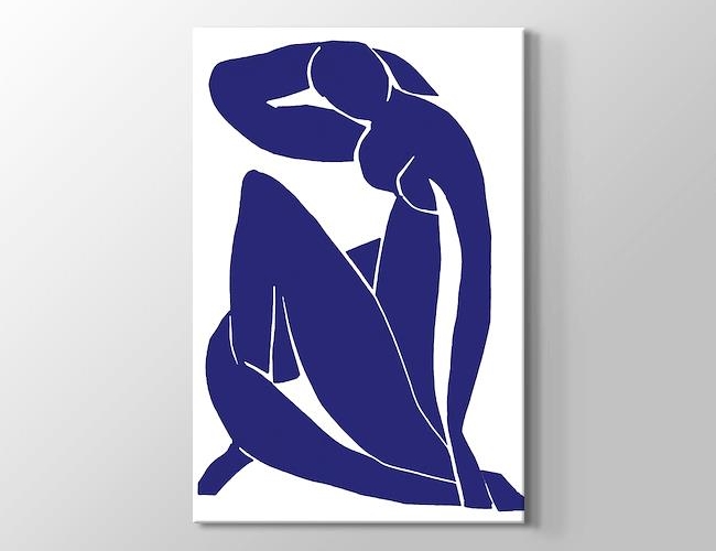 Nu Bleu II - 1952 Henri Matisse Kanvas tablosu