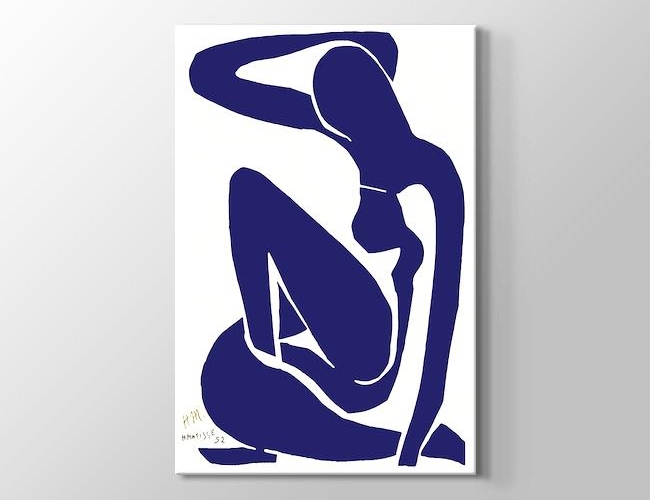 Nu Bleu I - 1952 Henri Matisse Kanvas tablosu