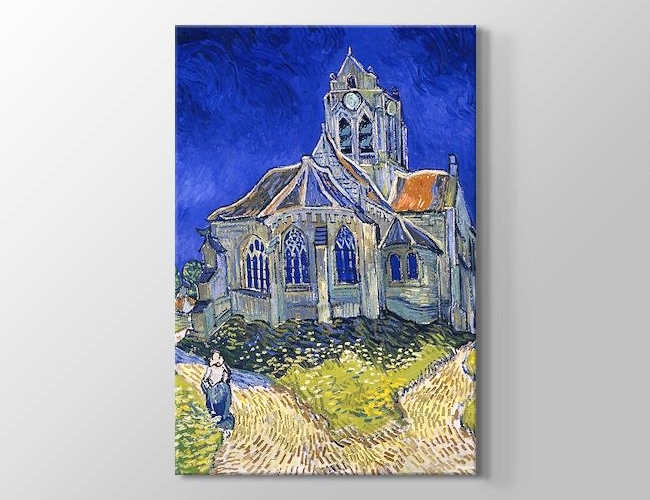 The Church at Auvers Vincent van Gogh Kanvas tablosu