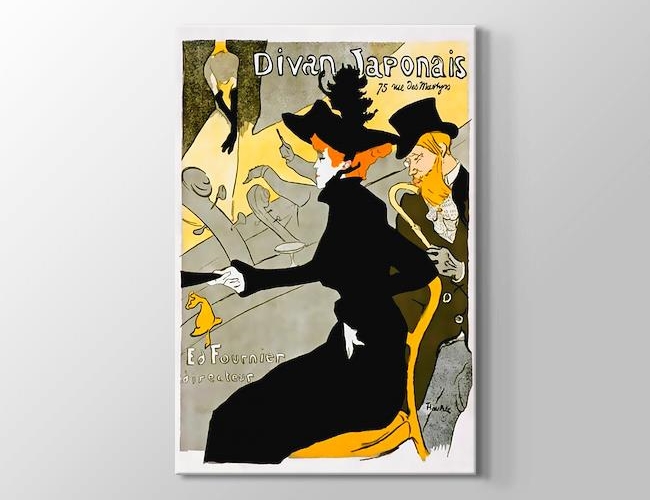 Divan Japonais Toulouse Lautrec Kanvas tablosu