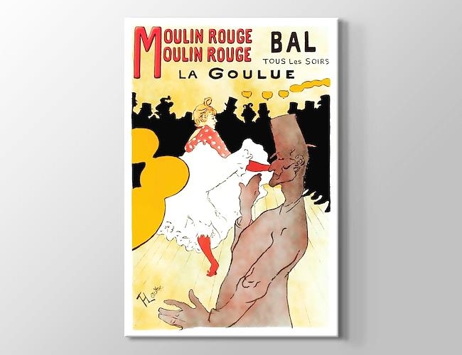 Moulin Rouge Toulouse Lautrec Kanvas tablosu