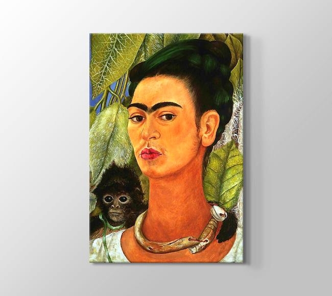  Frida Kahlo Self Portrait with Monkey 1938