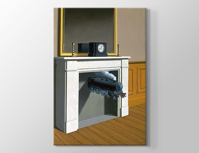 Time Transfixed Rene Magritte Kanvas tablosu