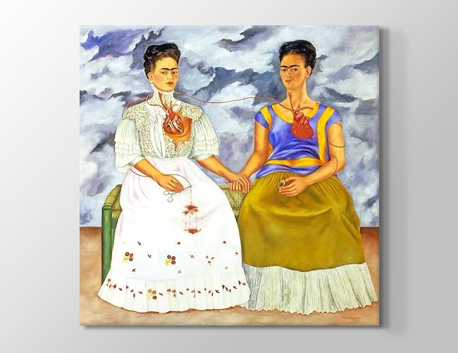 Two Fridas 1939 Frida Kahlo Kanvas tablosu