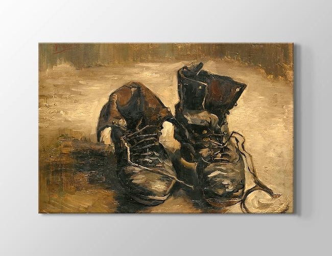 Pair of Shoes Vincent van Gogh Kanvas tablosu