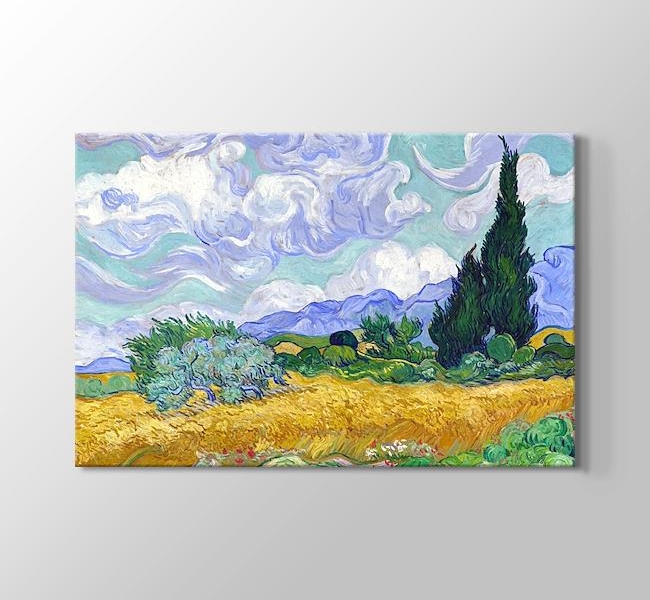  Vincent van Gogh Oat Field with Cypress