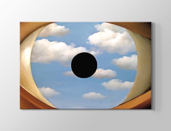 The False Mirror Rene Magritte Kanvas tablosu