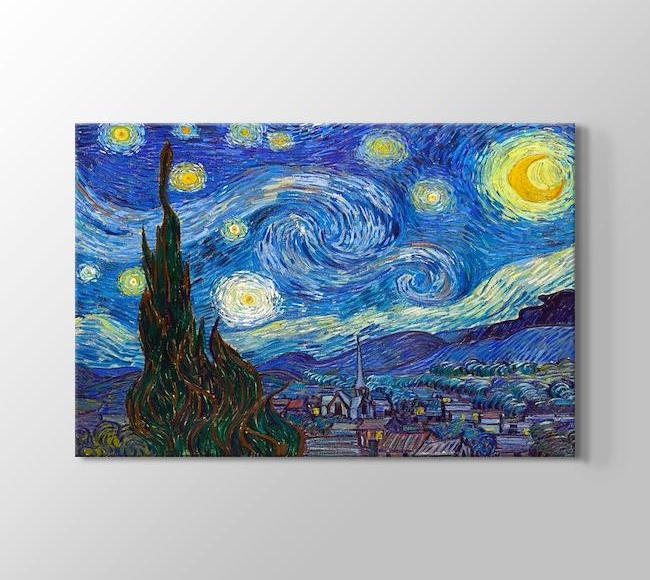  Vincent van Gogh Starry Night - Yıldızlı Gece 1889